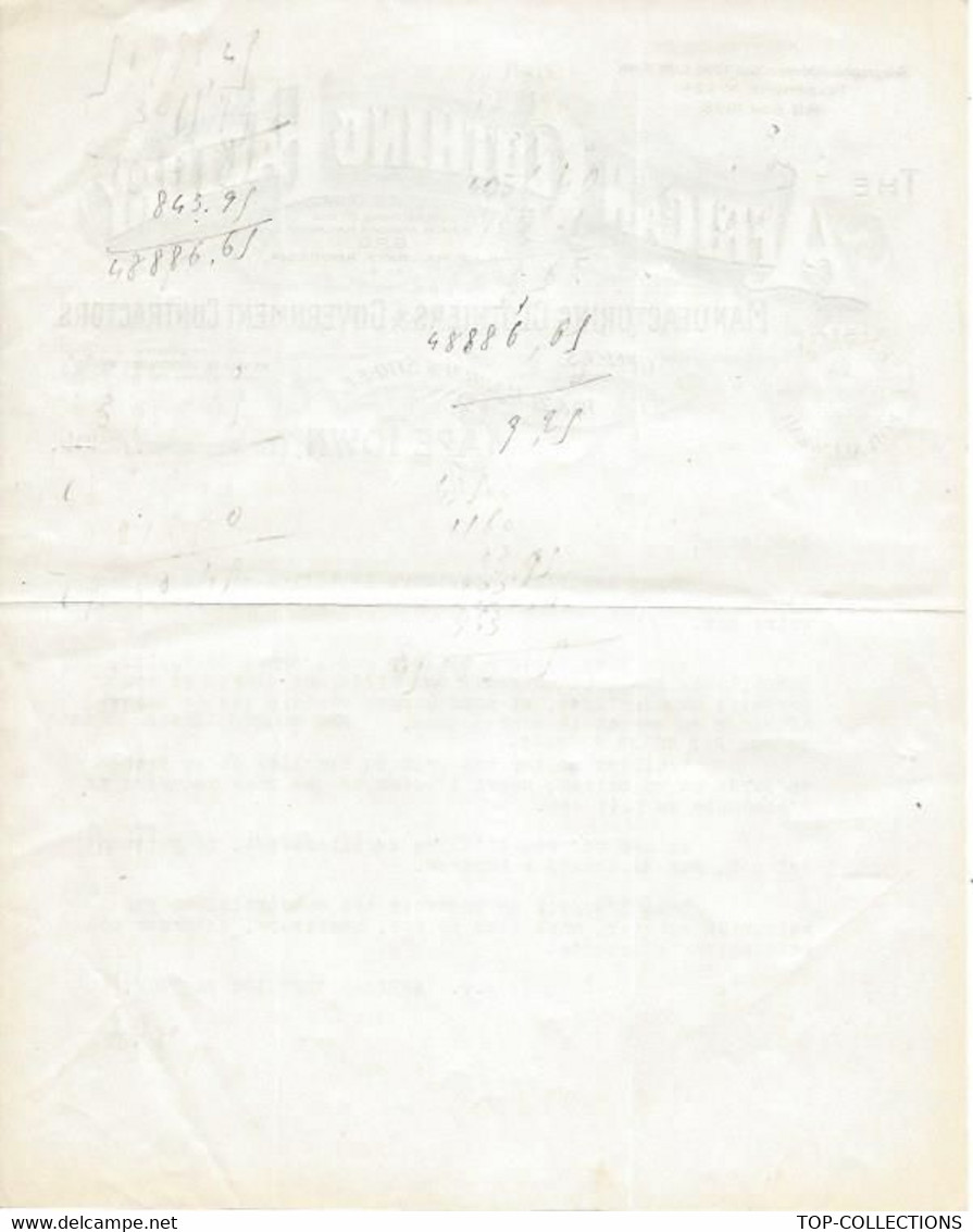 1924 Cape Town  Le Cap Afrique Du Sud   ENTETE The African Clothing Factory  LETTRE COMMERCALE SUR  BEAU PAPIER RECHERCH - Otros & Sin Clasificación