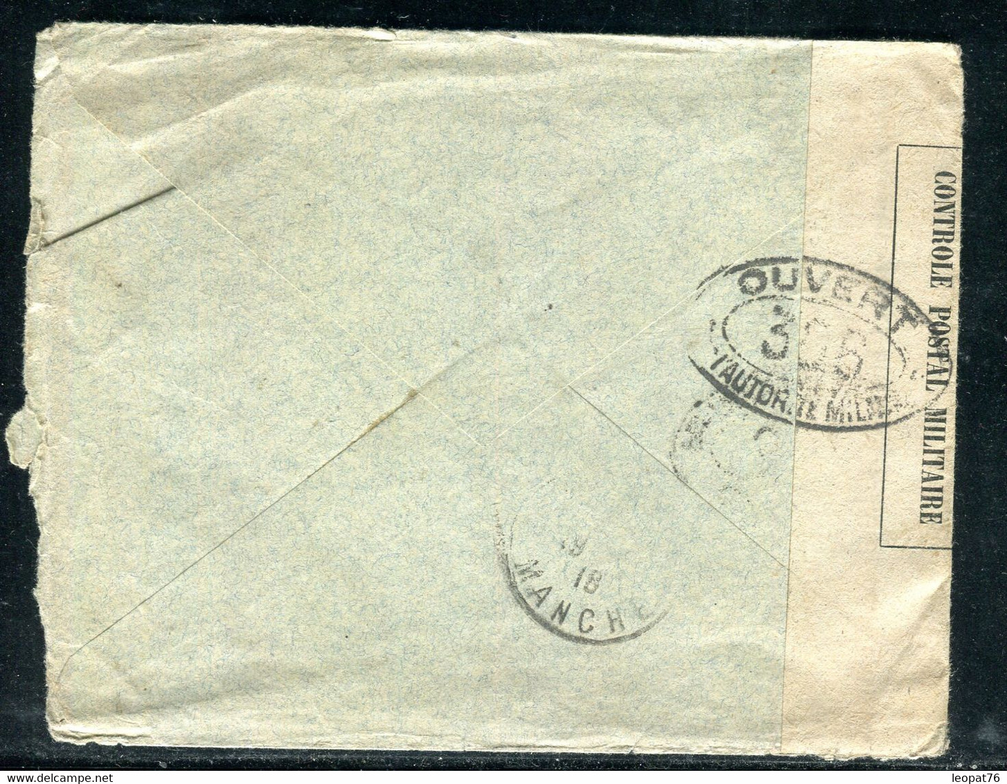 Japon - Enveloppe Pour La France En 1918 Avec Contrôle Postal Français  - O 73 - Storia Postale