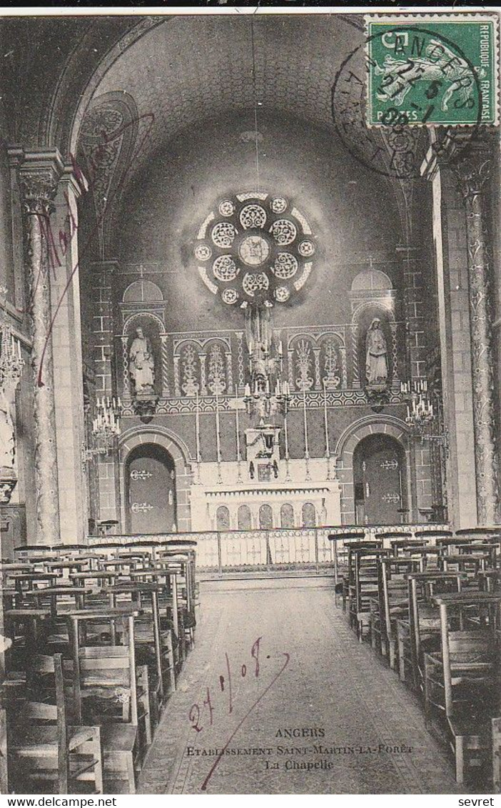 ANGERS. - Etablissement Saint-Martin-la-Forêt. La Chapelle - Angers