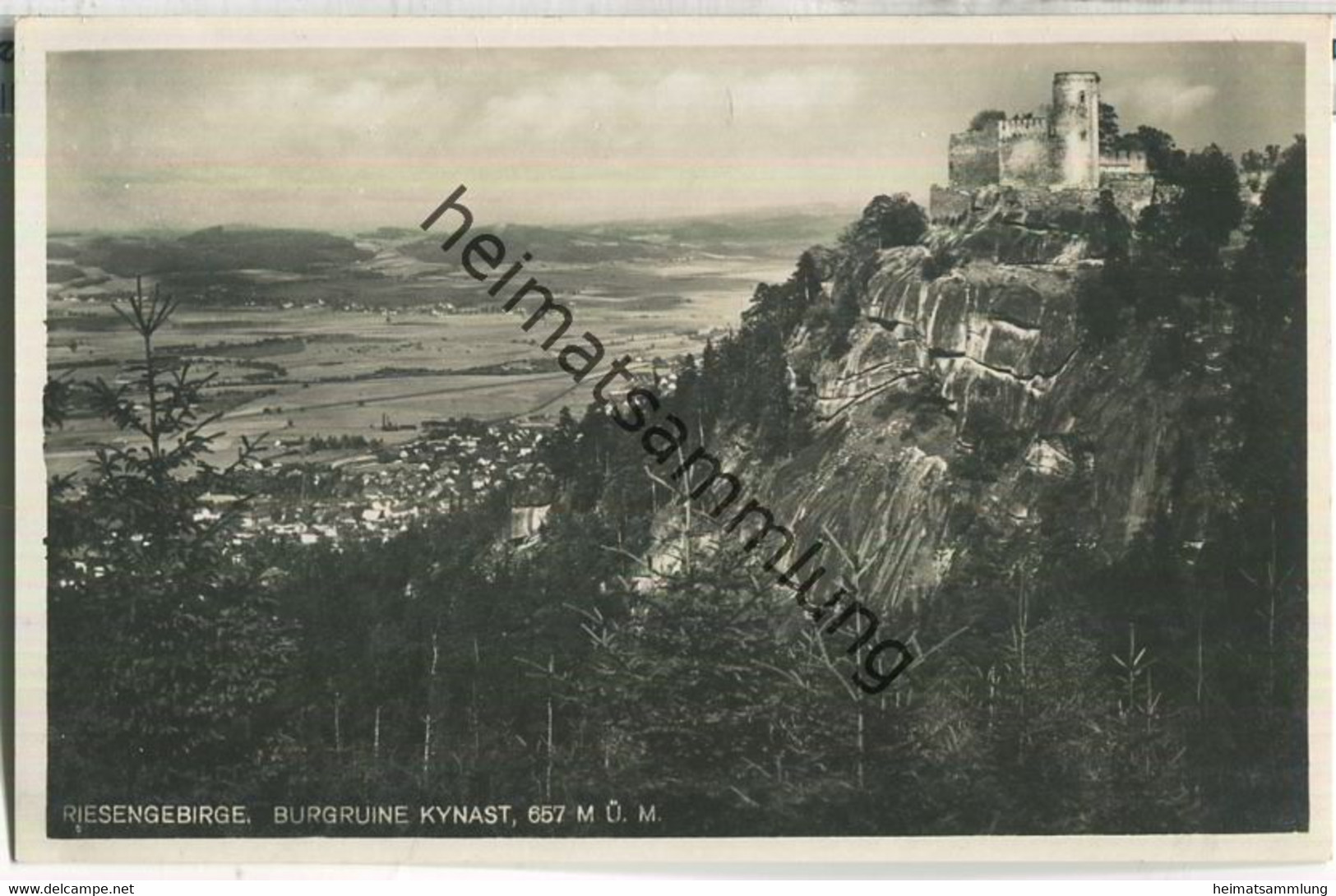 Burgruine Kynast  - Riesengebirge - Verlag  Max Umlauf Hirschberg - Foto-AK Ca. 1930 - Schlesien