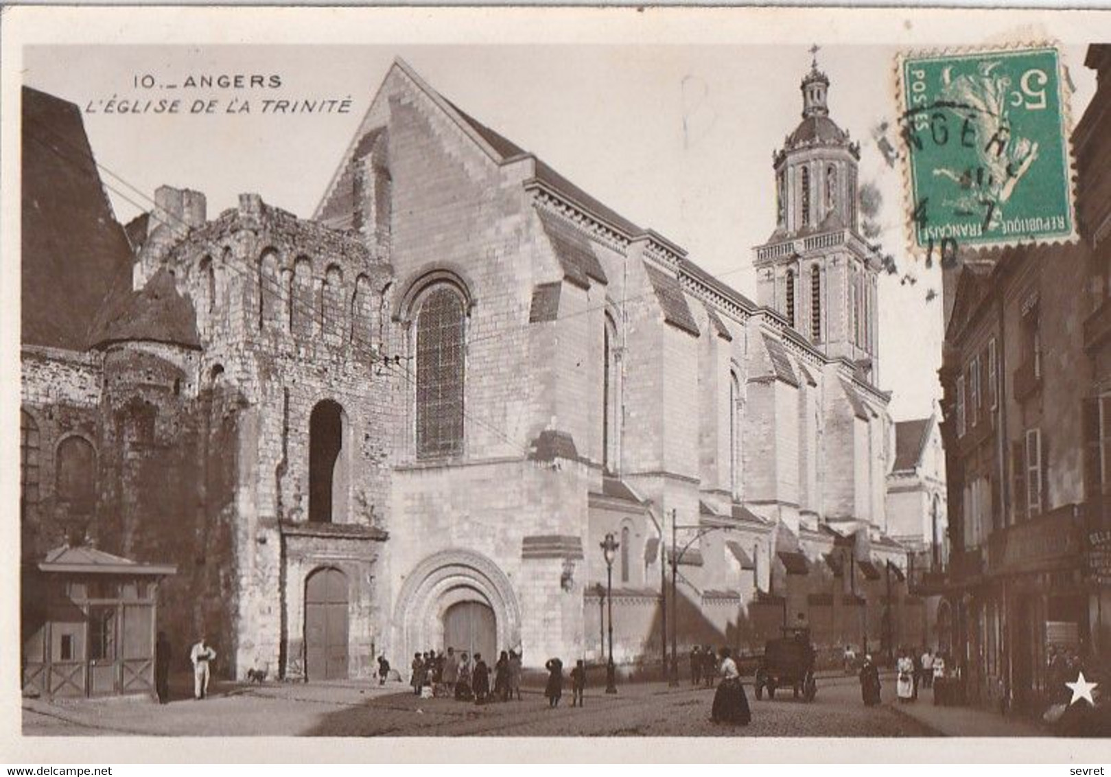 ANGERS. - L'Eglise De La Trinité. Carte Pas Courante - Angers