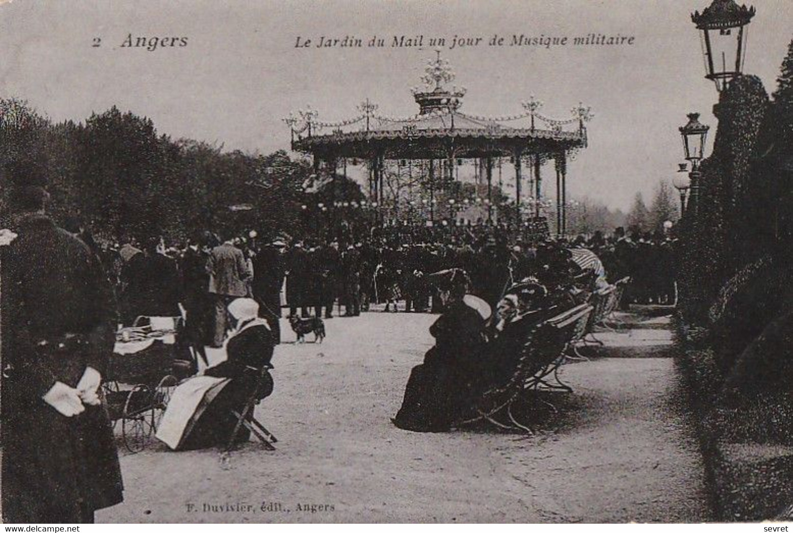 ANGERS. - Le Jardin Du Mail Un Jour De Musique Militaire - Angers