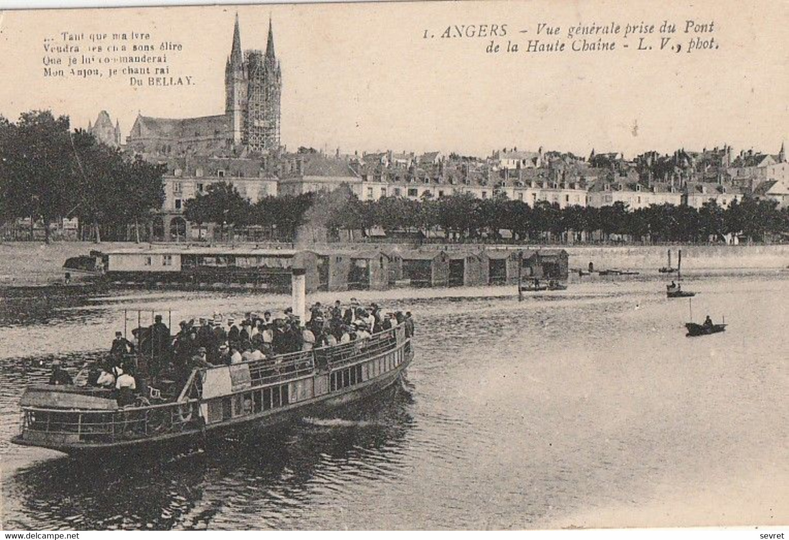 ANGERS. - Vue Générale Prise Du Pont De La Haute Chaîne - Angers