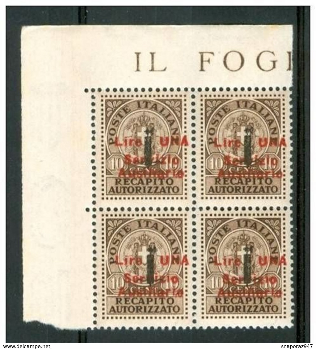 1945 Guidizzolo Recapito Autorizzato Sassone N°2 MNH** - Nationales Befreiungskomitee