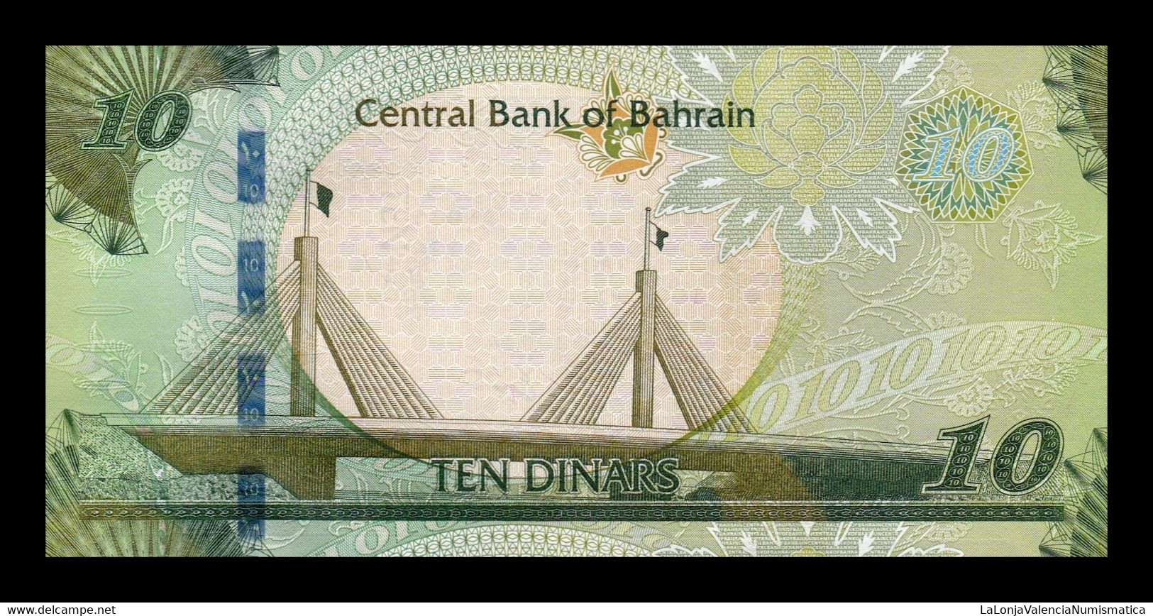 Baréin Bahrain 10 Dinars L. 2006 (2016) Pick 33 SC UNC - Bahrein