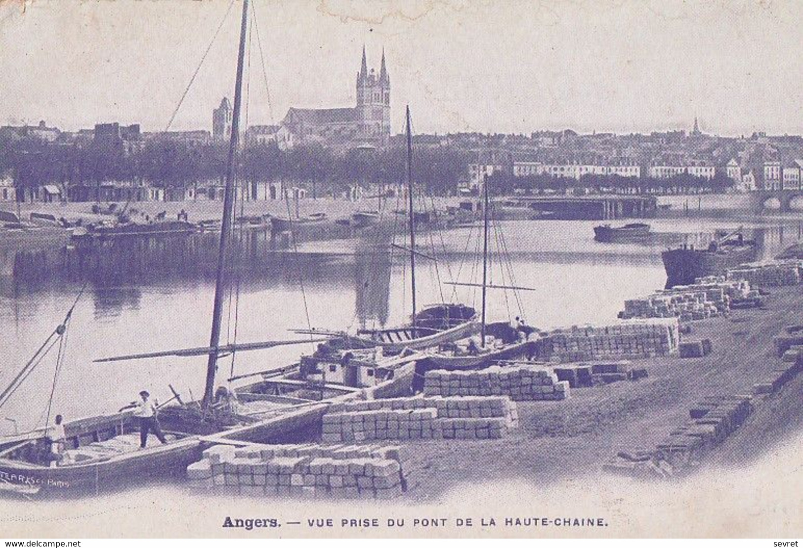 ANGERS. - Vue Prise Du Pont De La Haute Chaîne - Angers