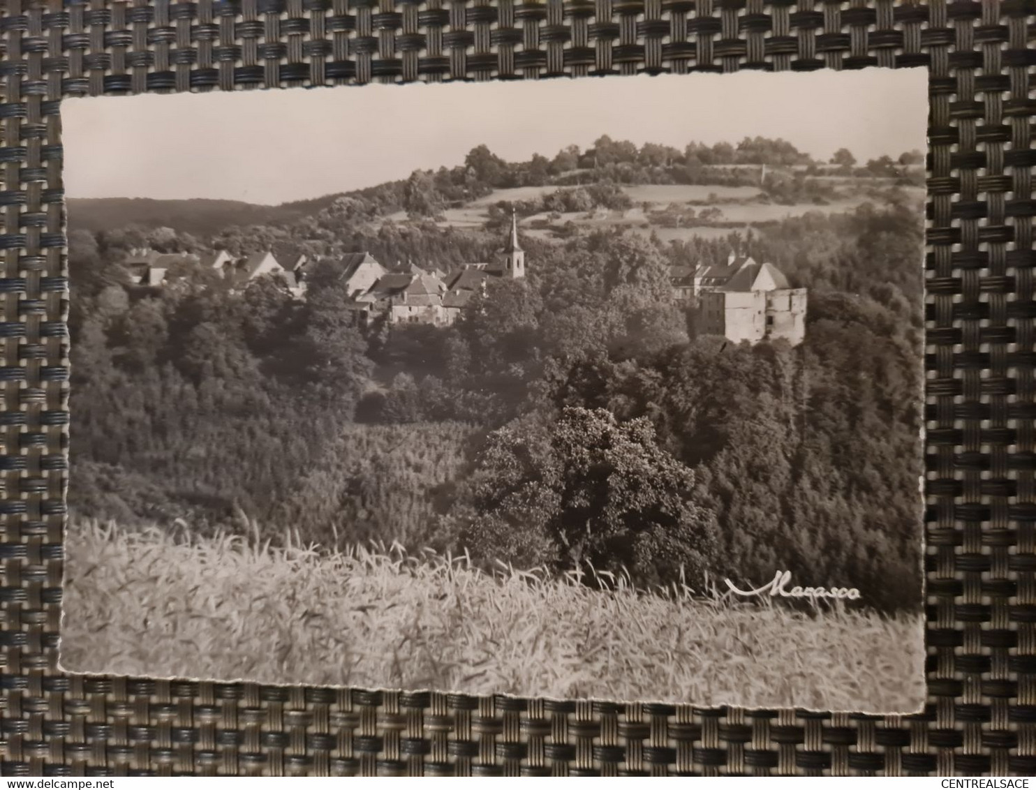 Carte La PETITE PIERRE Vue Générale Et Le Chateau Carte Photo - La Petite Pierre