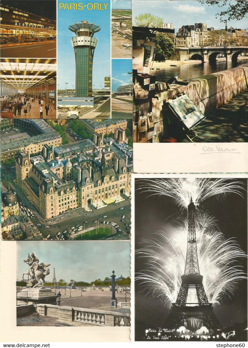 1lo - A570 PARIS - Gros Lot 1400 CPM  Quelques CPSM - - 500 Postales Min.