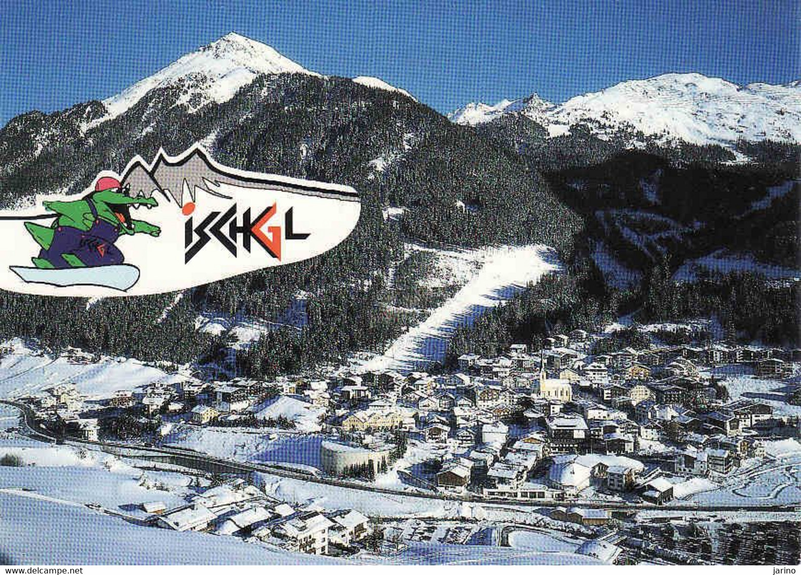 Austria > Tirol, Ischgl, Silvretta-Samnaun, Velillspitze, Pardatschgrat, Bezirk Landeck, Used 1998 - Ischgl