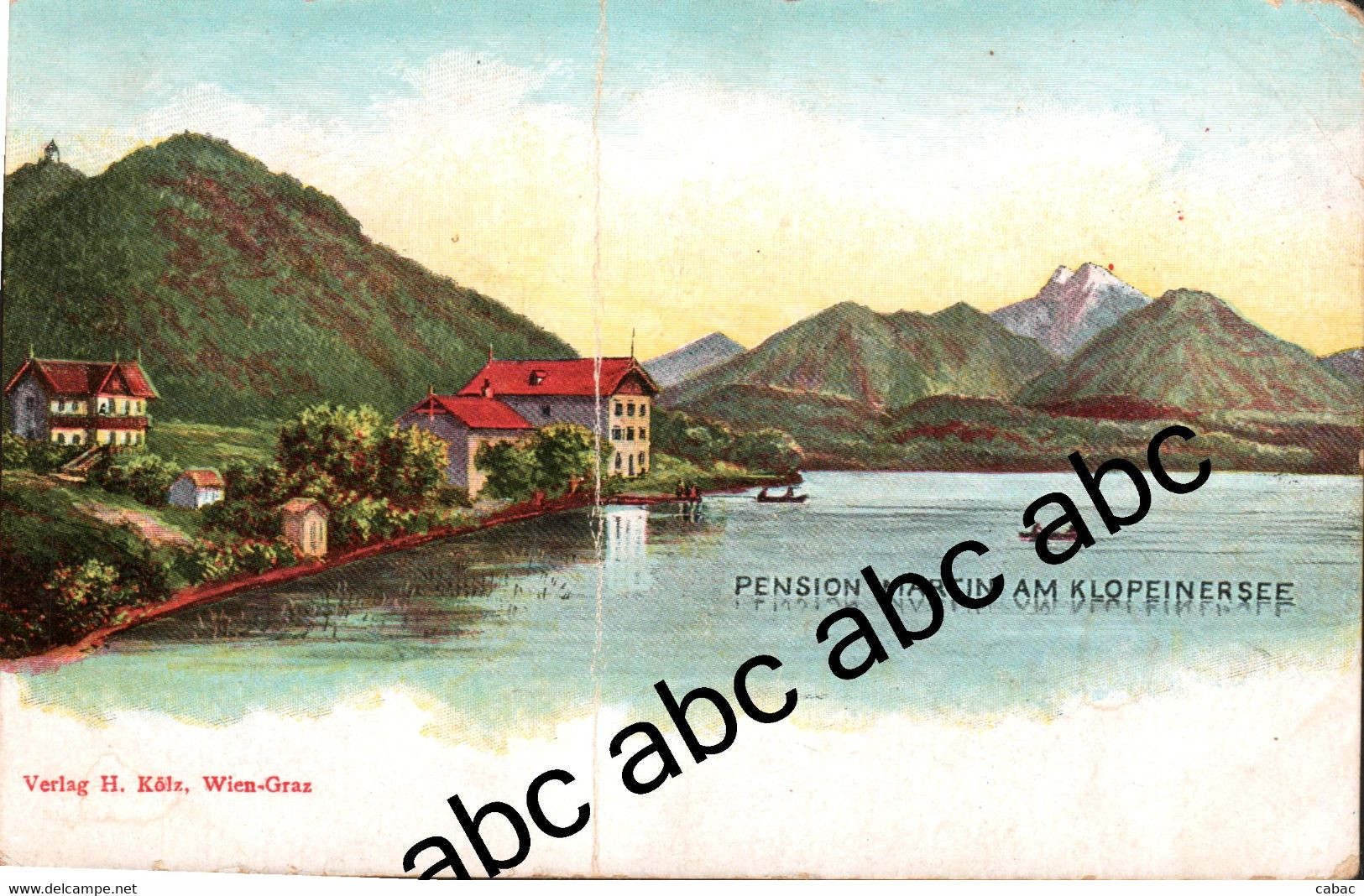 Pension Martin Am Klopeiner See, Cca. 1900, RR!, Klopinsko Jezero, Post Klopein, Klopeinersee, Volkermarkt - Kuhnsdorf - Klopeinersee-Orte