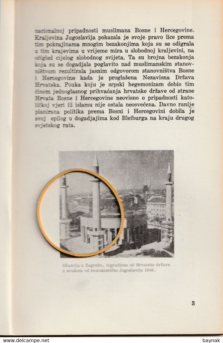 CROATIA - NDH, NEZAVISNA DRZ. HRV. --  Dr ASAF DURAKOVIC:  OD BLEIBURGA DO MUSLIMANSKE NACIJE  -  USTASHA  EMIGRATION - Sonstige & Ohne Zuordnung