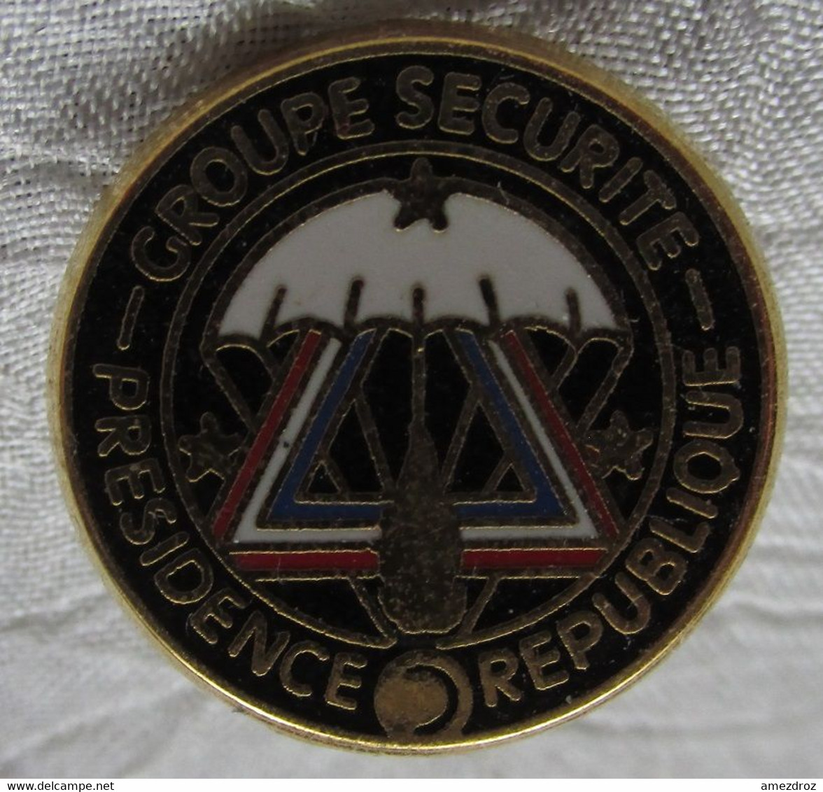 Militaria Rare Pin's GSPR Groupe Sécurité Présidence République (4) - Police & Gendarmerie