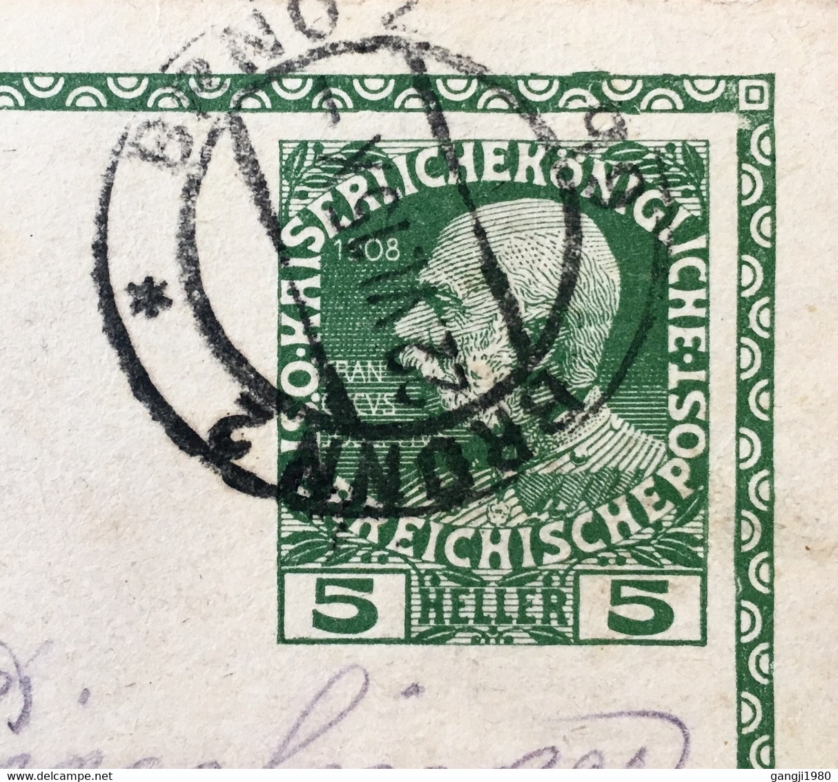 AUSTRIA CZECH REPUBLIC 1915, WORLD WAR 1, MEDIUM TYPE, BRUNN  - BRNO 2 6b, USED POSTAL STATIONERY CARD, KING. - Altri & Non Classificati