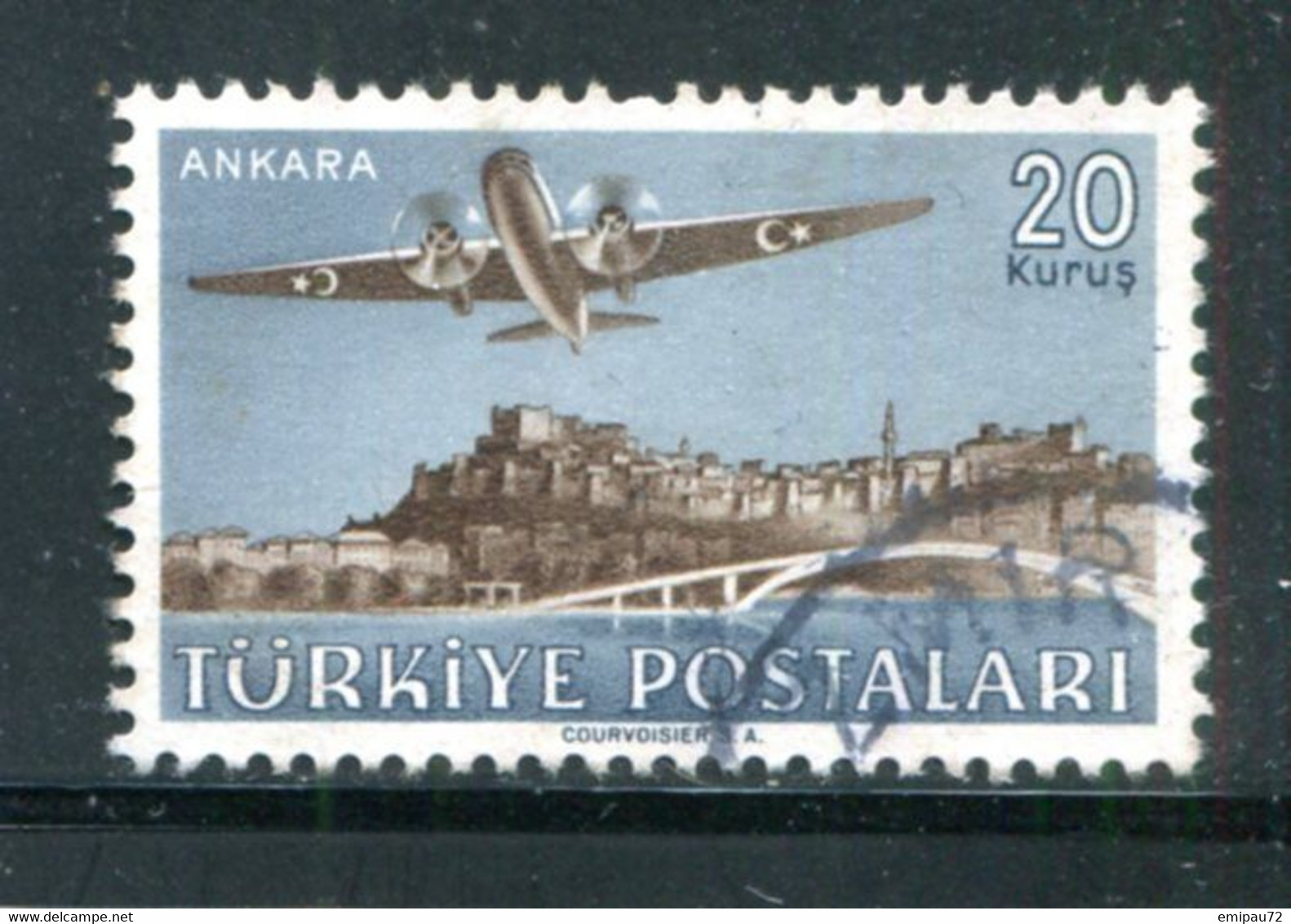 TURQUIE- P.A Y&T N°13- Oblitéré - Airmail