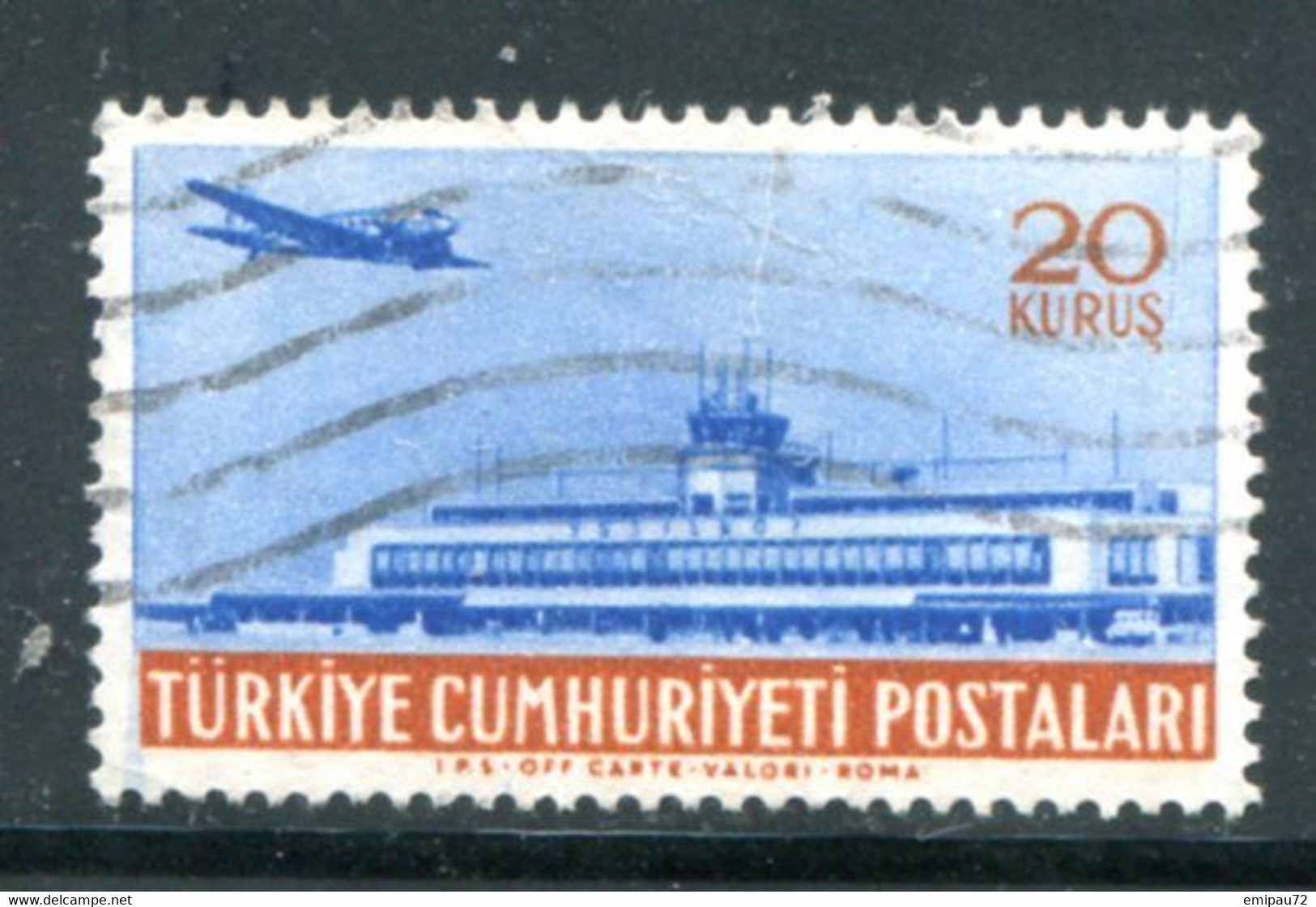 TURQUIE- P.A Y&T N°29- Oblitéré - Airmail