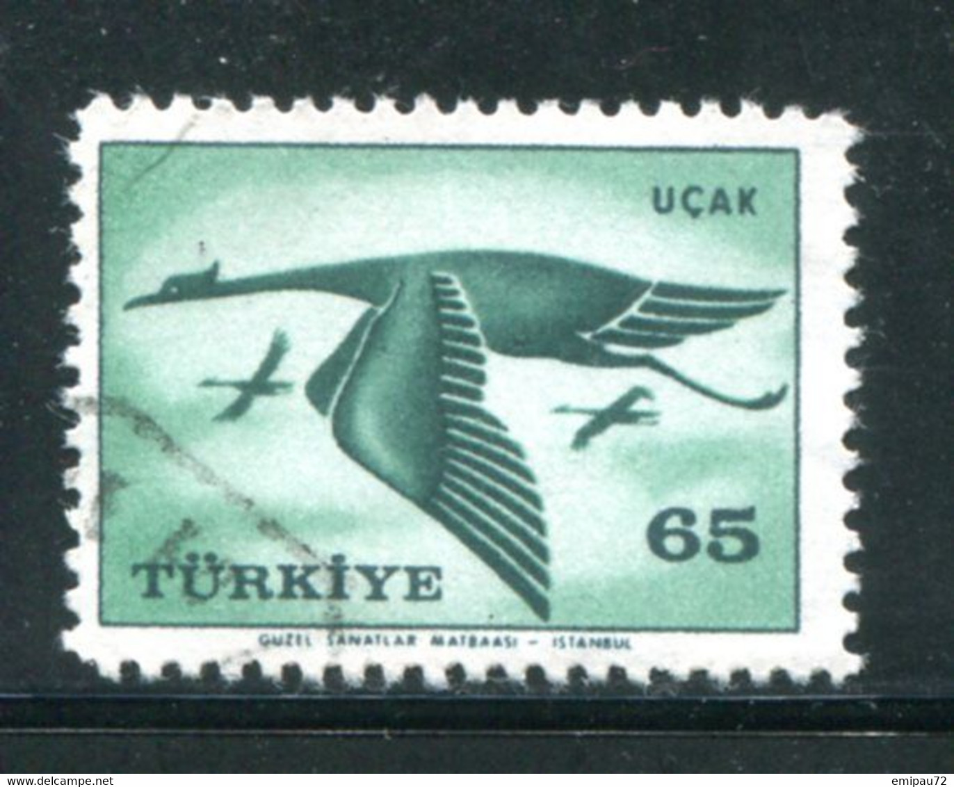 TURQUIE- P.A Y&T N°40- Oblitéré - Poste Aérienne