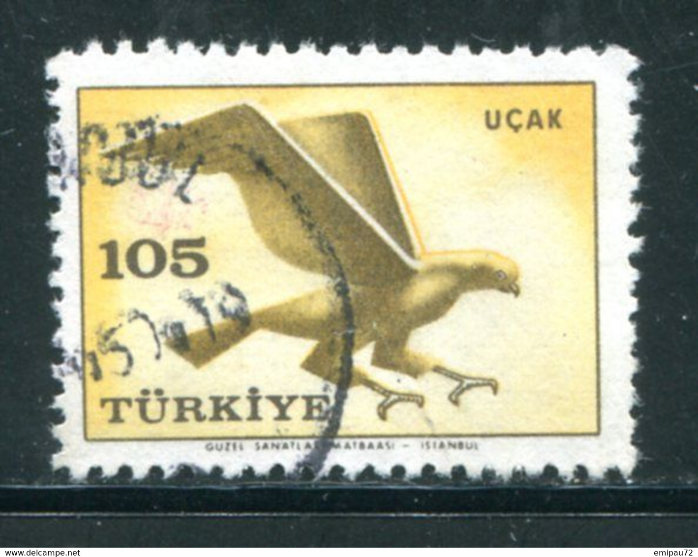 TURQUIE- P.A Y&T N°42- Oblitéré - Airmail