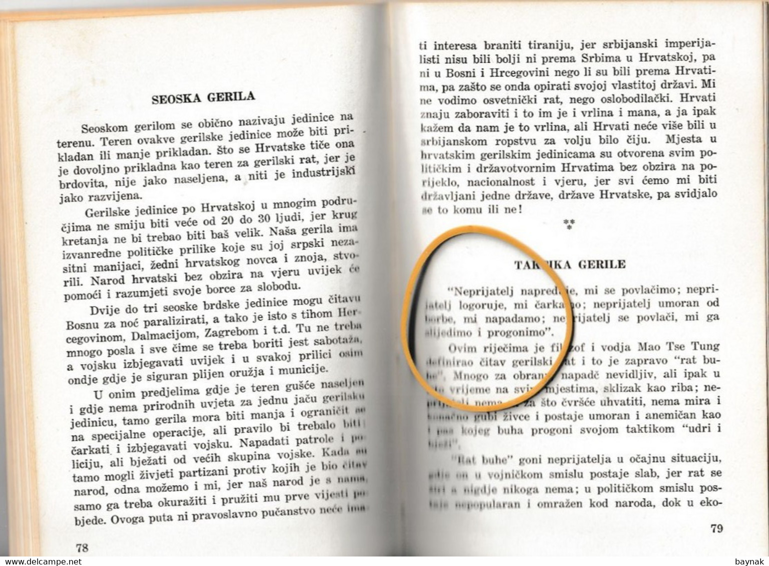 CROATIA - NDH, NEZAVISNA DRZ. HRV. -  I. IVANOVIC KRASAN:  STO MORA ZNATI SVAKI HRVATSKI GERILAC  -  USTASHA  EMIGRATION