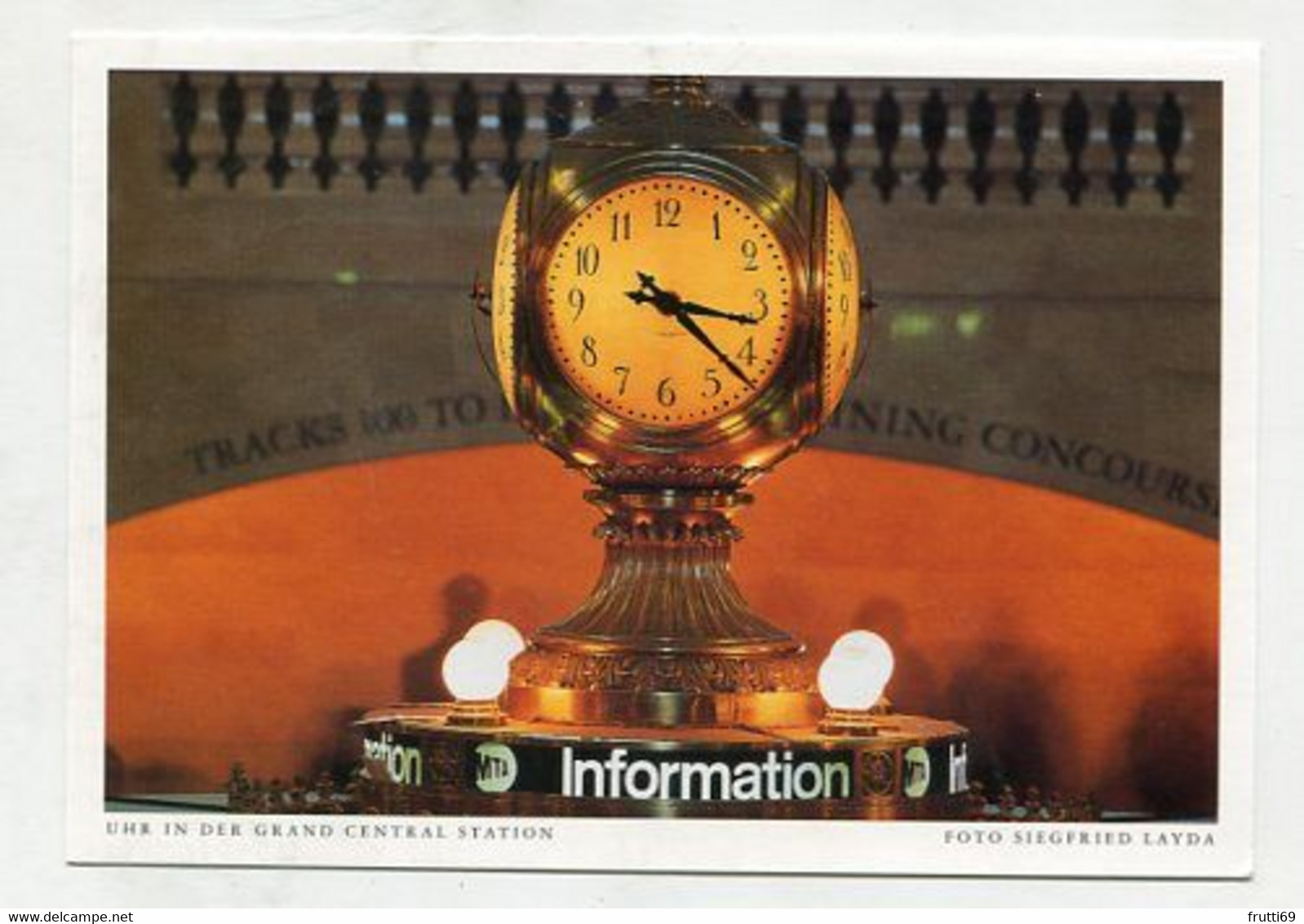 AK 080465 USA - New York City - Uhr In Der Grand Central Station - Transportmiddelen
