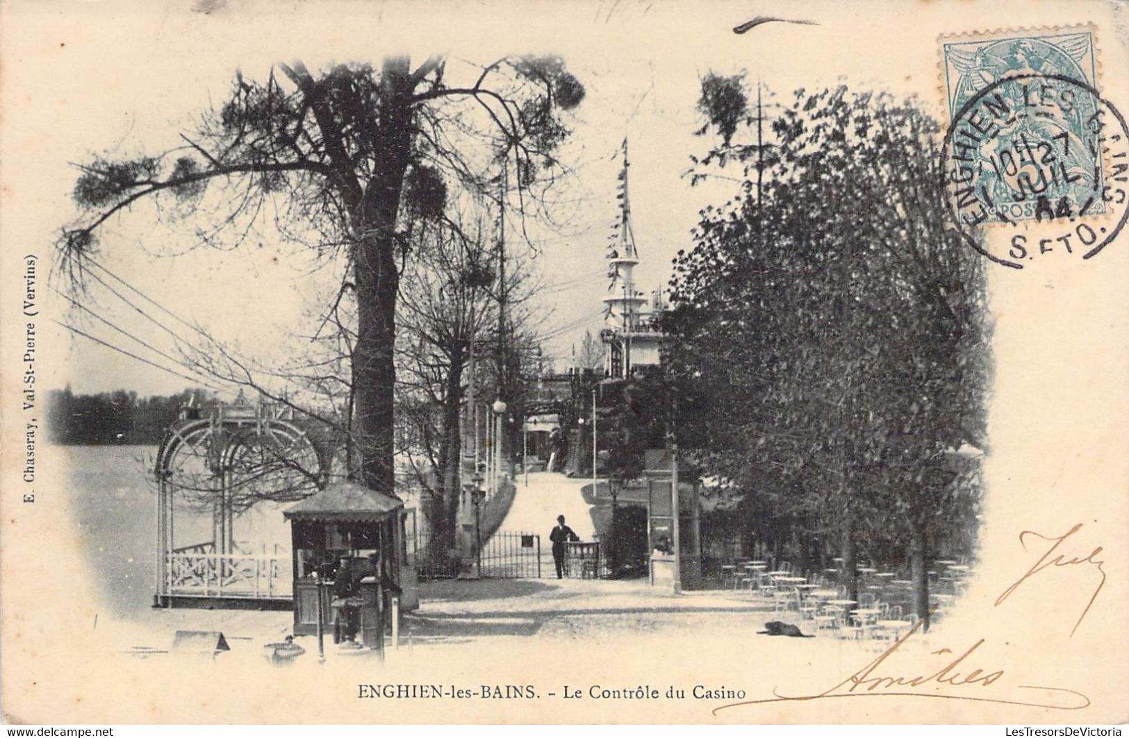 CPA Précurseur - 78 - ENGHEIN LES BAINS - Le Contrôle Du Casino - 1904 - E. Chaseray Val St Pierre - Conflans Saint Honorine