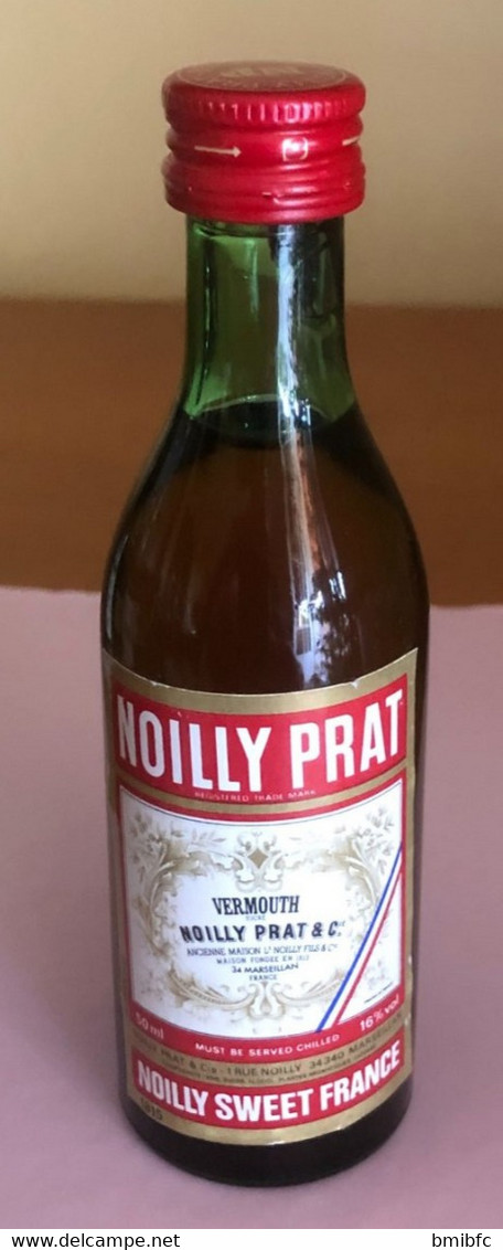 NOILLY PRAT Vermouth - MARSEILLAN - 50 Ml - 18% Vol. - Mignonnettes