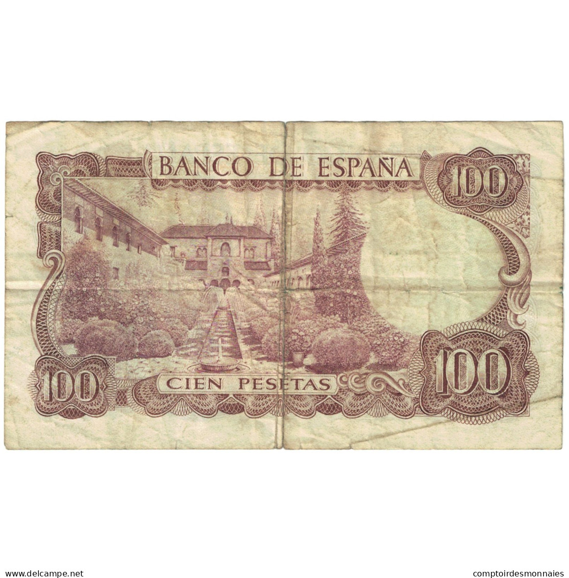 Billet, Espagne, 100 Pesetas, 1970 (1974), KM:152a, B - 100 Pesetas