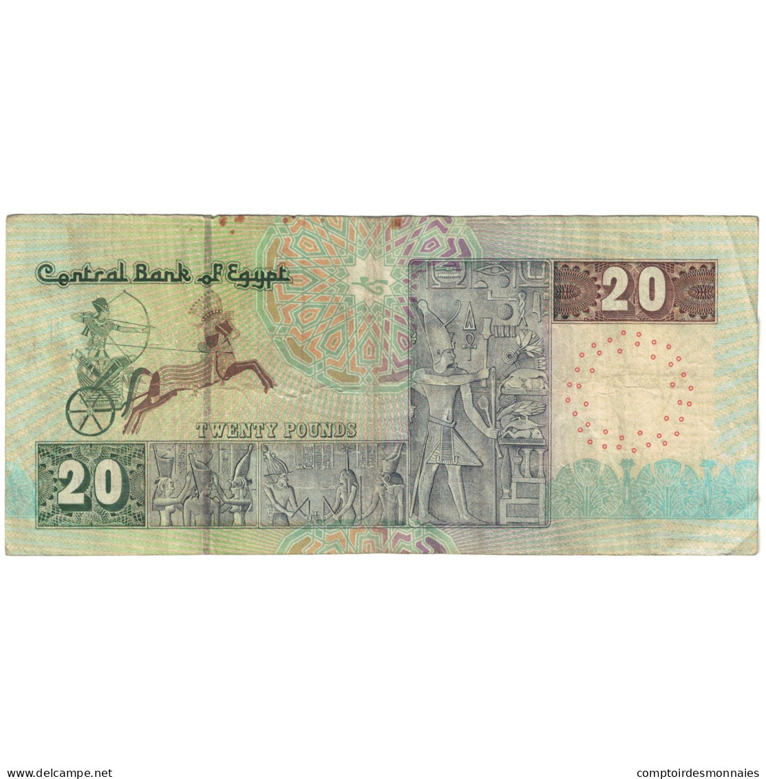 Billet, Égypte, 20 Pounds, 2004-2006, KM:65d, TB - Egitto