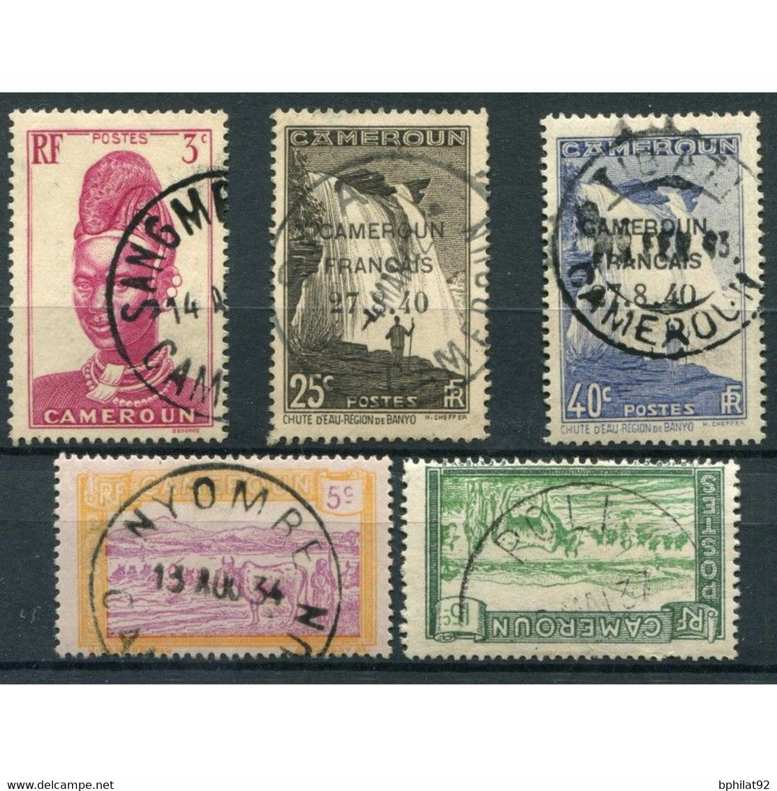 !!! LOT D'OBLITERATIONS CHOISIES DE BUREAUX DU CAMEROUN - Used Stamps