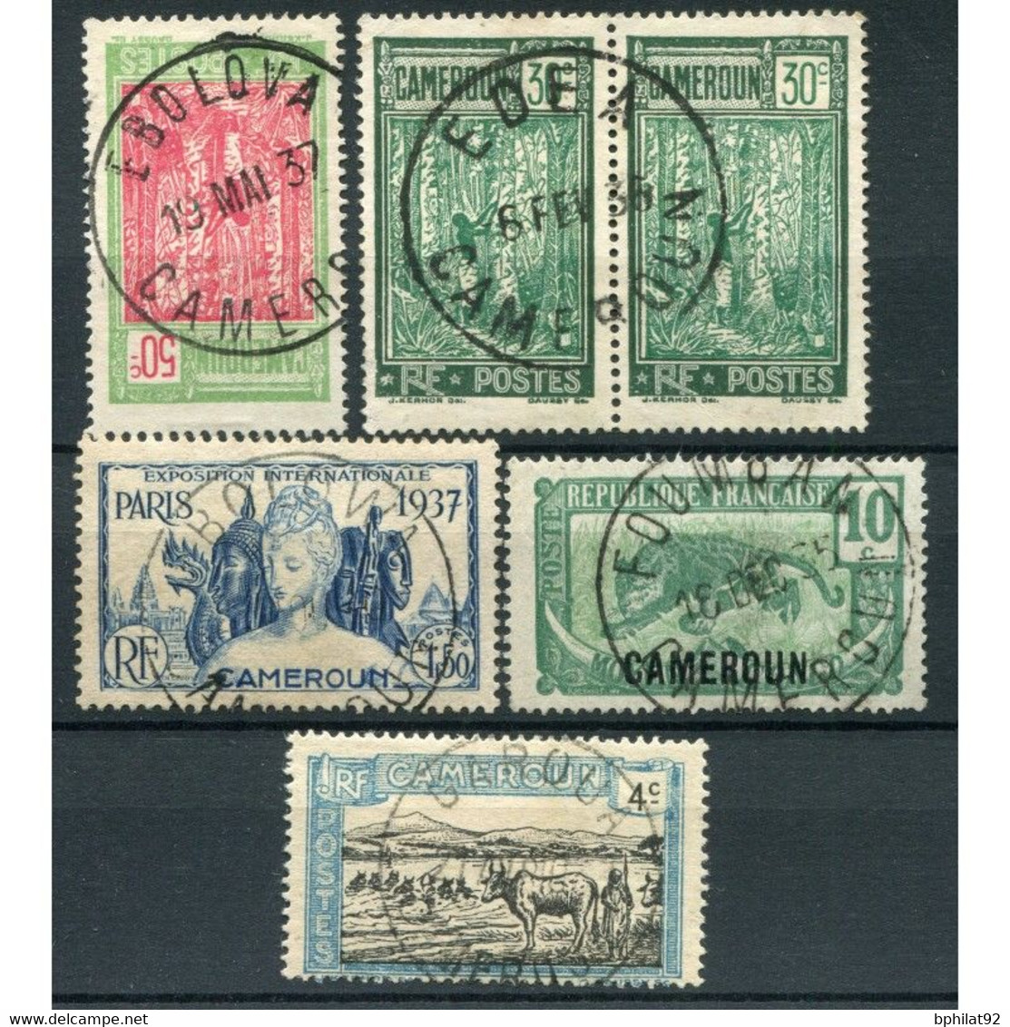 !!! LOT D'OBLITERATIONS CHOISIES DE BUREAUX DU CAMEROUN - Used Stamps