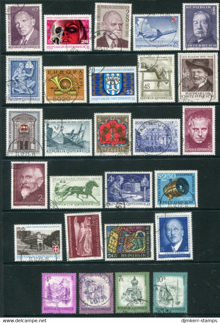 AUSTRIA 1973 Complete  Issues Used.  Michel 1410-36 - Gebruikt