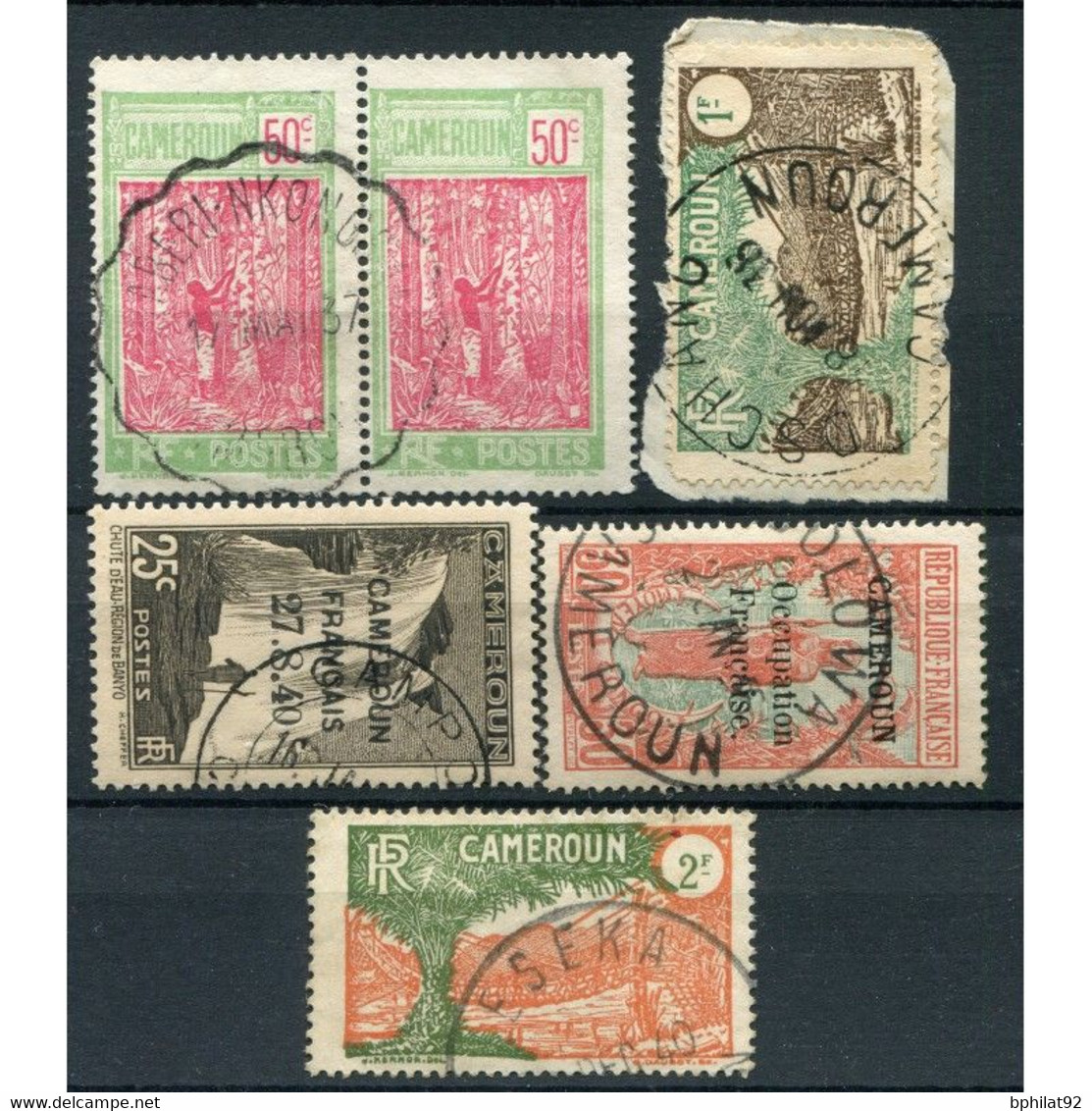 !!! LOT D'OBLITERATIONS CHOISIES DE BUREAUX DU CAMEROUN - Used Stamps