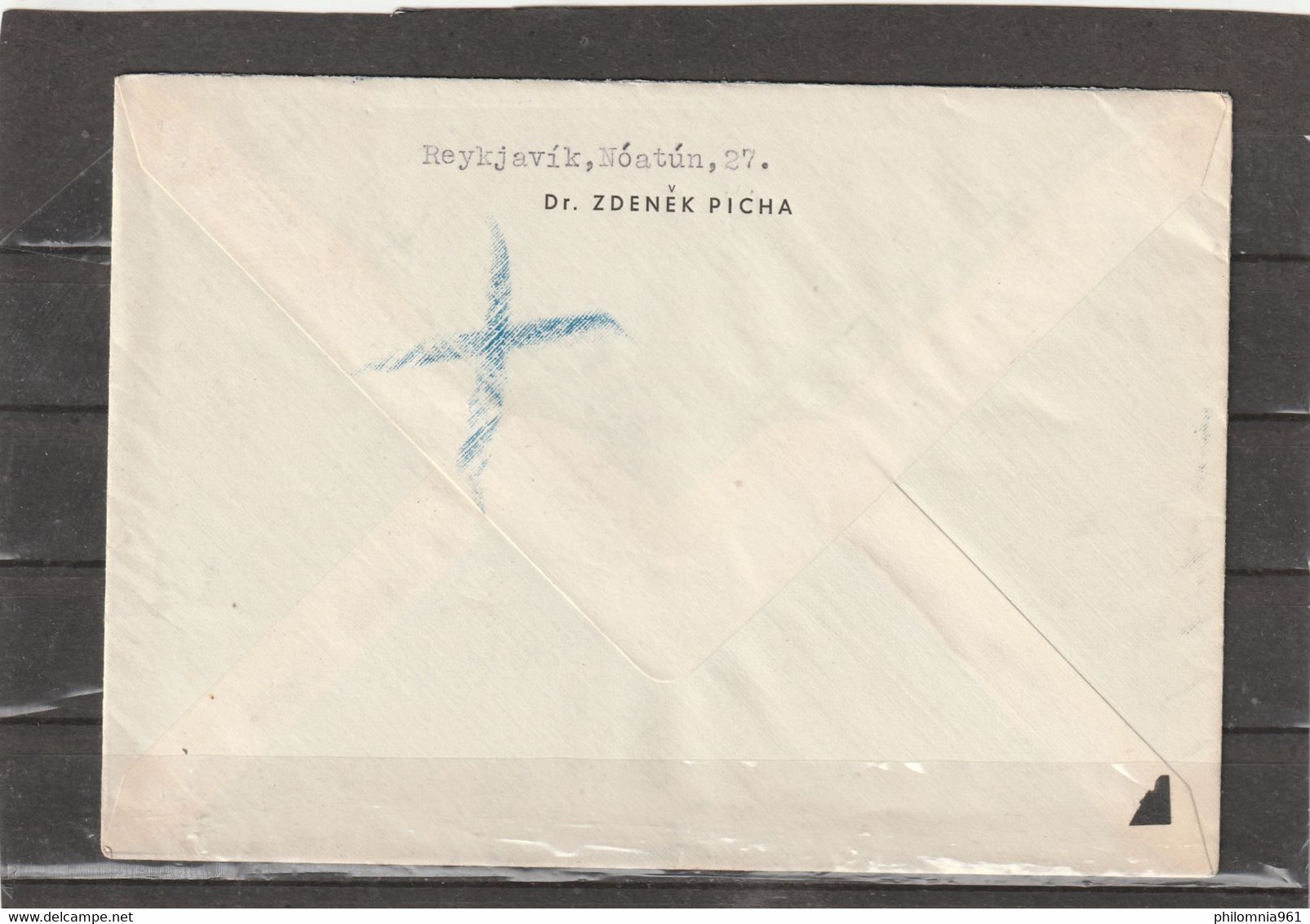 Iceland REGISTERED AIRMAIL COVER To Great Britain 1959 - Luchtpost