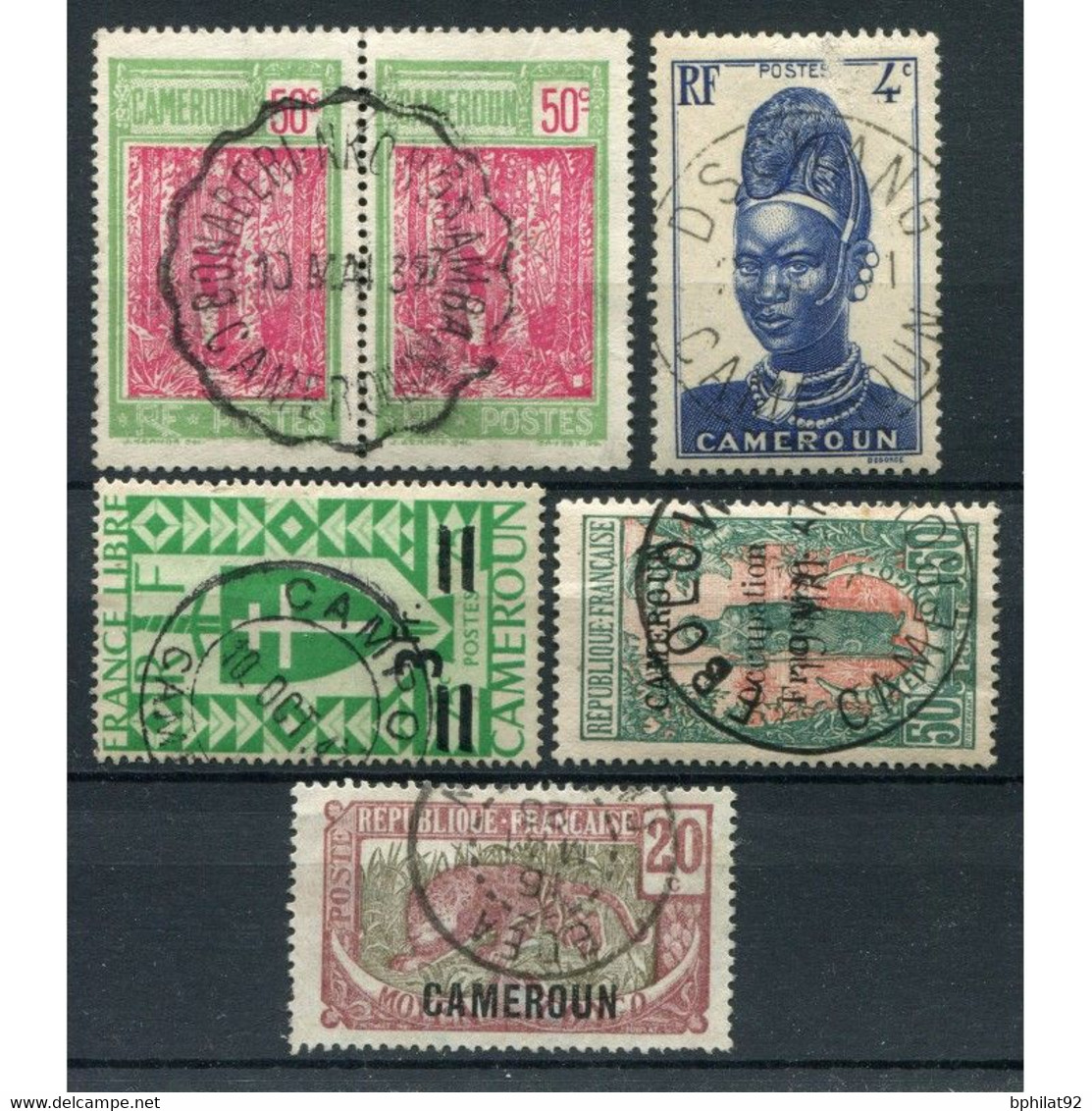 !!! LOT D'OBLITERATIONS CHOISIES DE BUREAUX DU CAMEROUN - Gebraucht