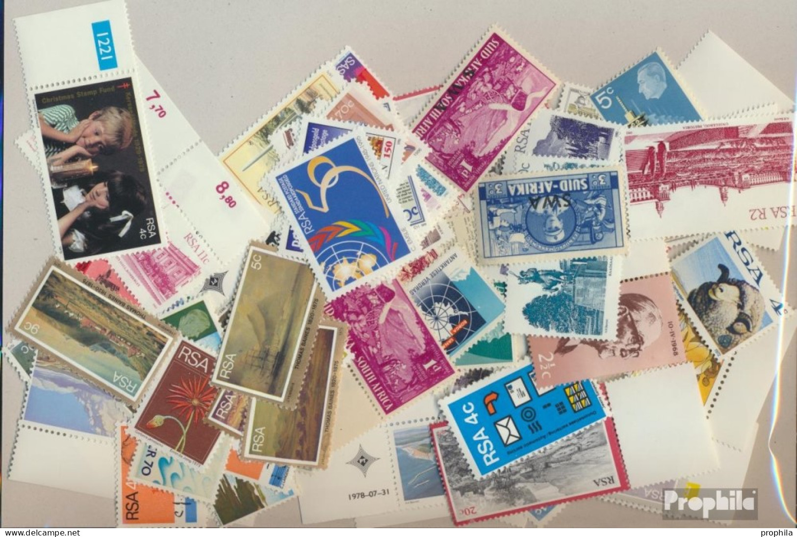 Südafrika 50 Verschiedene Marken Postfrisch - Colecciones & Series