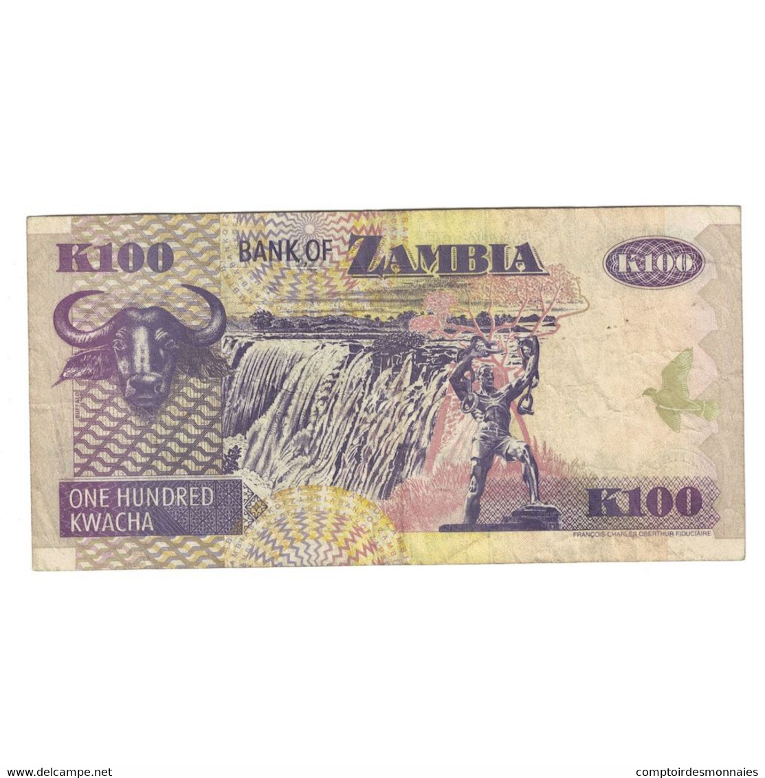 Billet, Zambie, 100 Kwacha, 2006, KM:38f, TB - Zambie