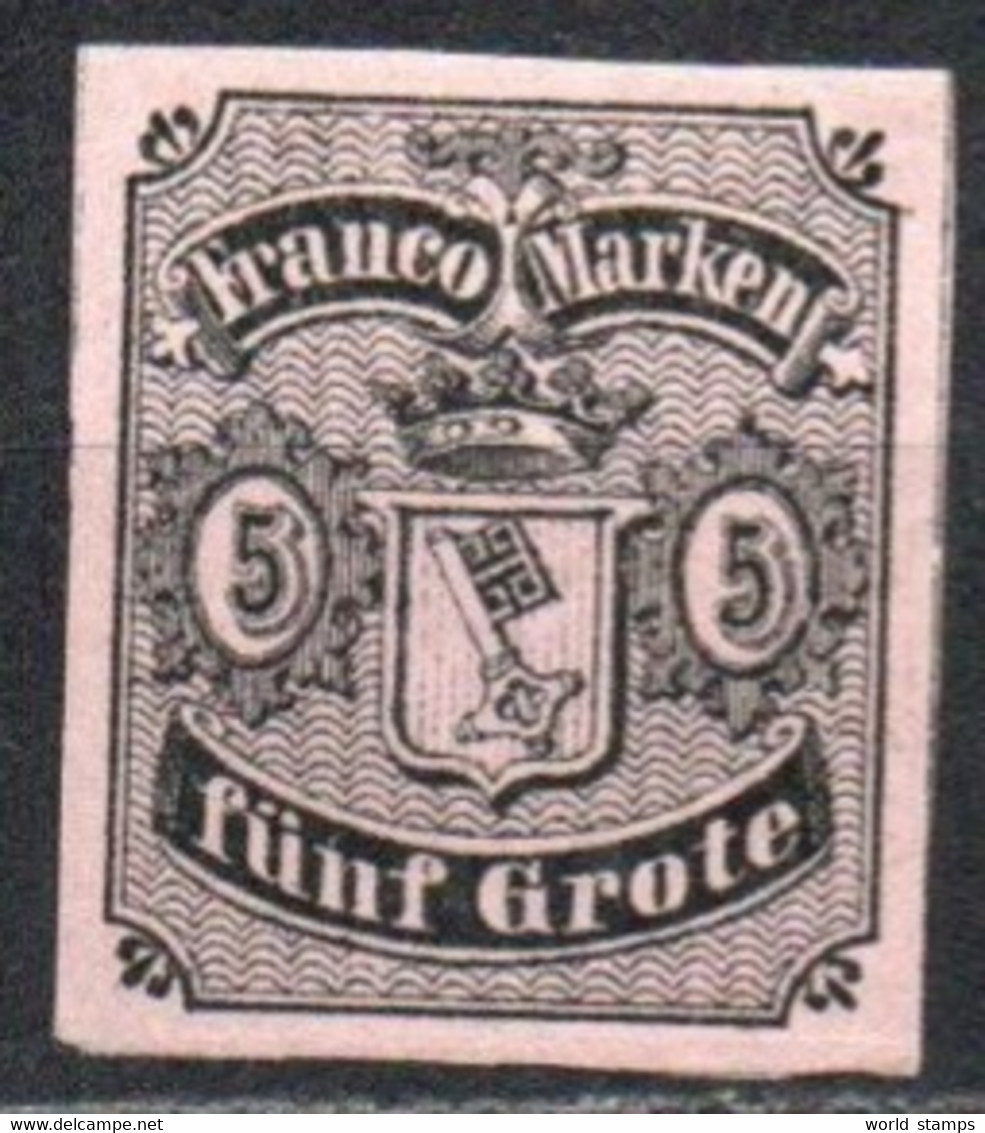 BREME 1855-61 SANS GOMME - Brême