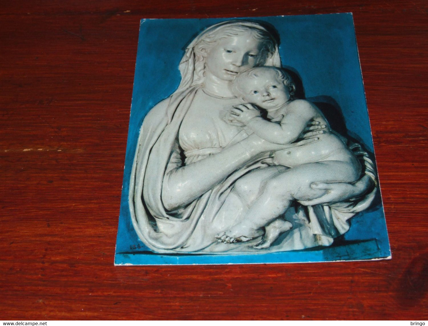 54056-                        FIRENZE, MUSEO NAZIONALE, LUCA DELLA ROBBIA, MADONNA COL BAMBINO - Vergine Maria E Madonne