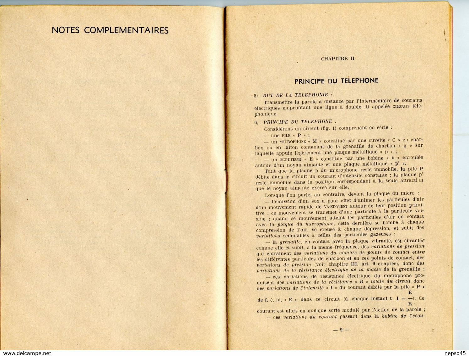 Cours De Transmissions.Téléphonie Mobile.1952.Librairie Militaire Saint-Cyr Coëtquidan. - Français