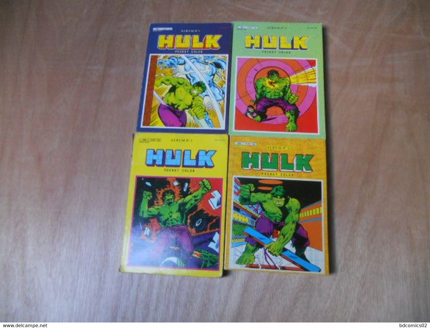 Hulk Pocket Marvel Aredit  Color Recueil Lot De 4 Bd Lot Complet - Wholesale, Bulk Lots