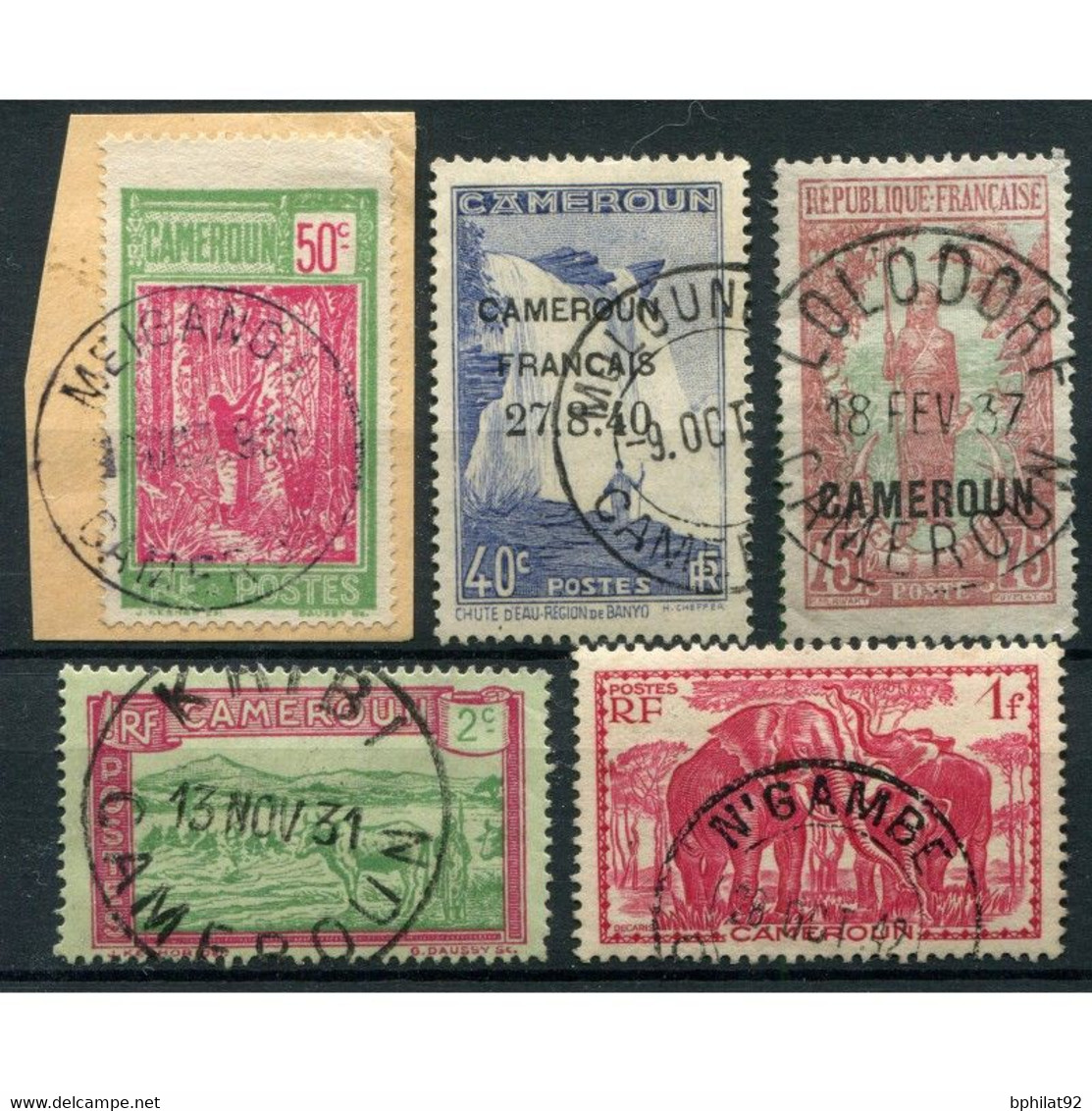 !!! LOT D'OBLITERATIONS CHOISIES DE BUREAUX DU CAMEROUN - Used Stamps