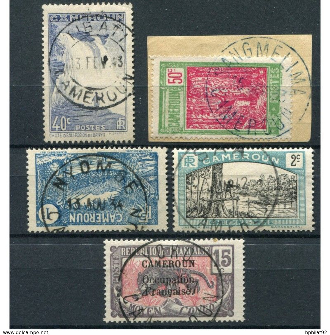 !!! LOT D'OBLITERATIONS CHOISIES DE BUREAUX DU CAMEROUN - Used Stamps