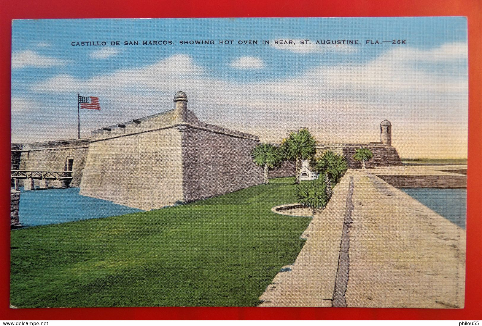 Cpa Toilée FL FLORIDA ST. Augustine  Castillo De SAN MARCOS - St Augustine