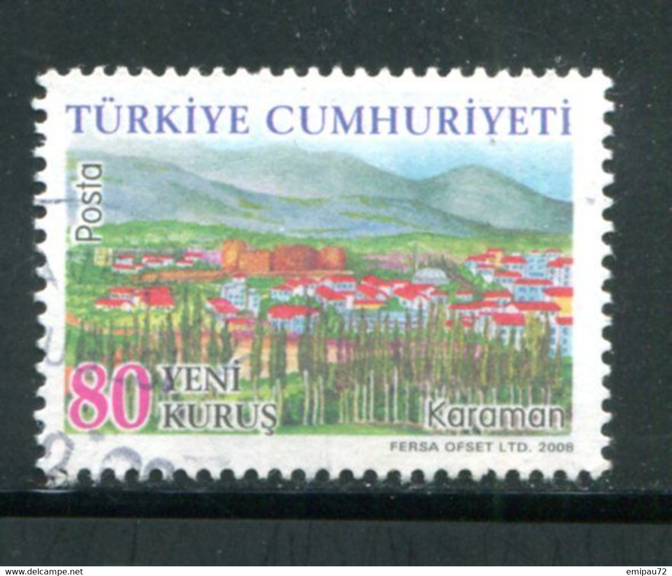 TURQUIE- Timbre De 2008 Oblitéré - Gebraucht