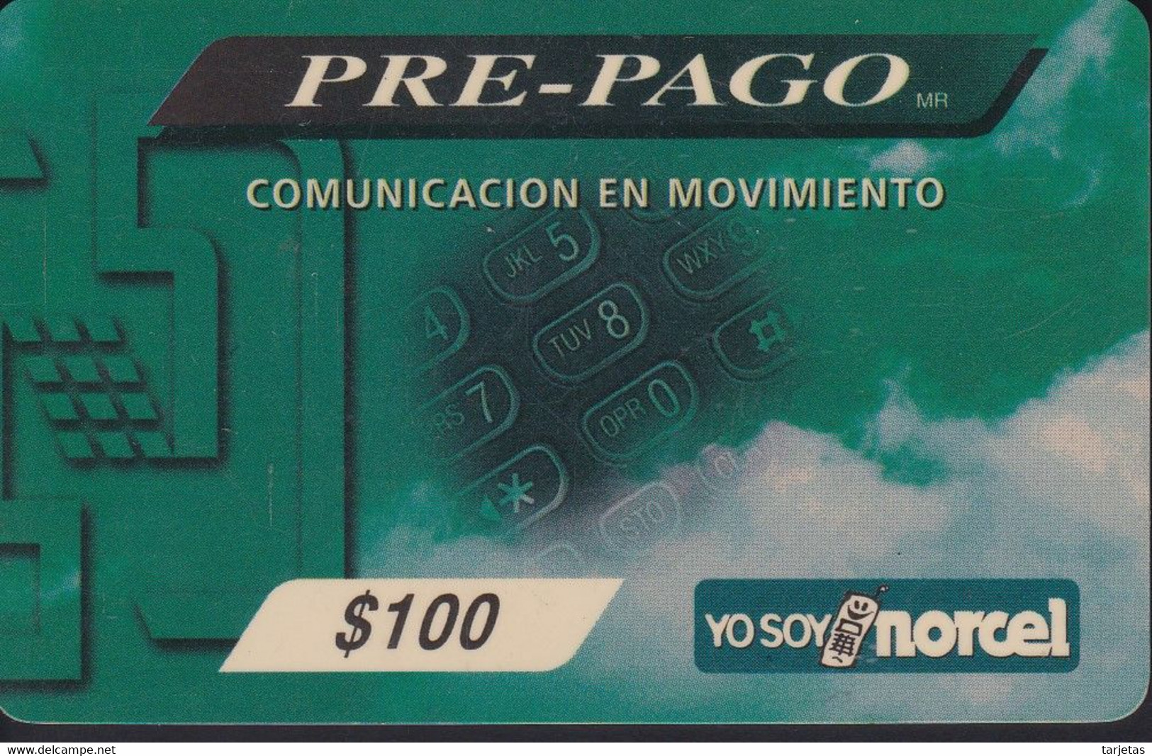 TARJETA DE EL SALVADOR DE YO SOY NORCEL - El Salvador