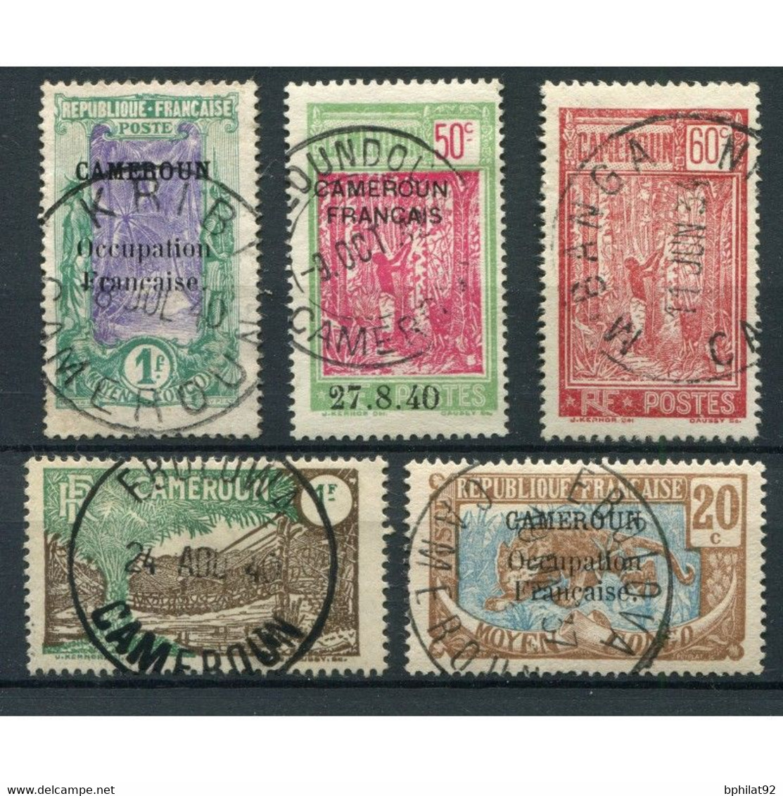 !!! LOT D'OBLITERATIONS CHOISIES DE BUREAUX DU CAMEROUN - Used Stamps