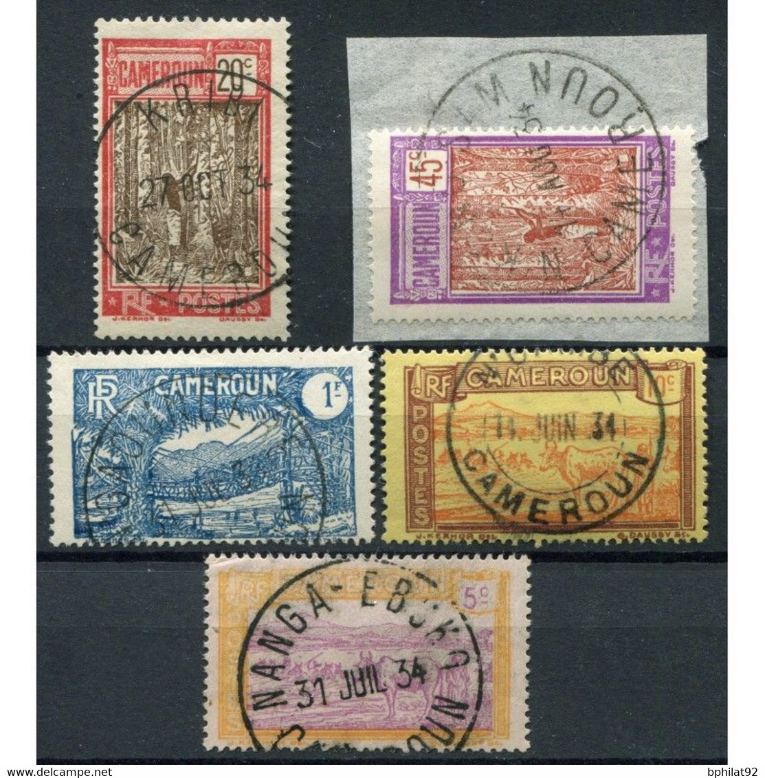 !!! LOT D'OBLITERATIONS CHOISIES DE BUREAUX DU CAMEROUN - Used Stamps