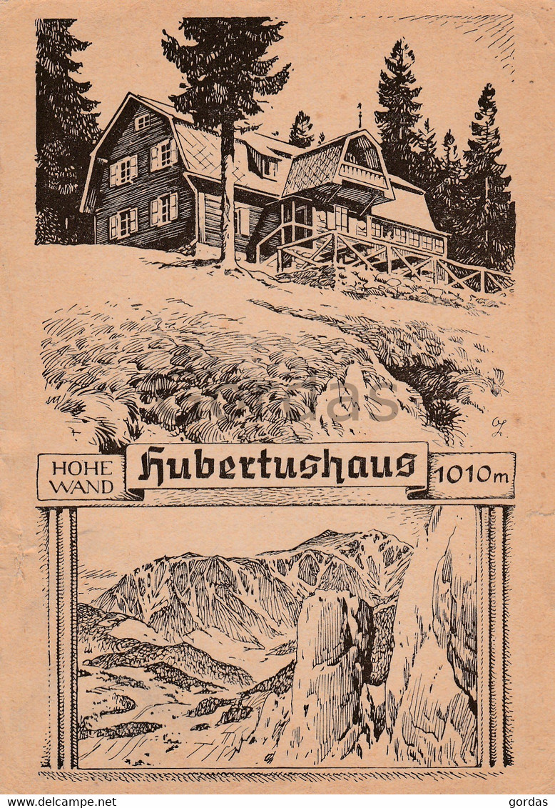 Austria - Germany - Hohe Wand - Hubertushaus - Deutscher Alpenverein - Alpinisme