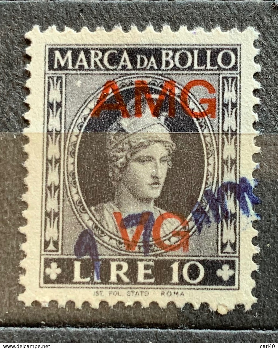 TRIESTE A - AMG VG - MARCA DA BOLLO L.10 - Fiscaux