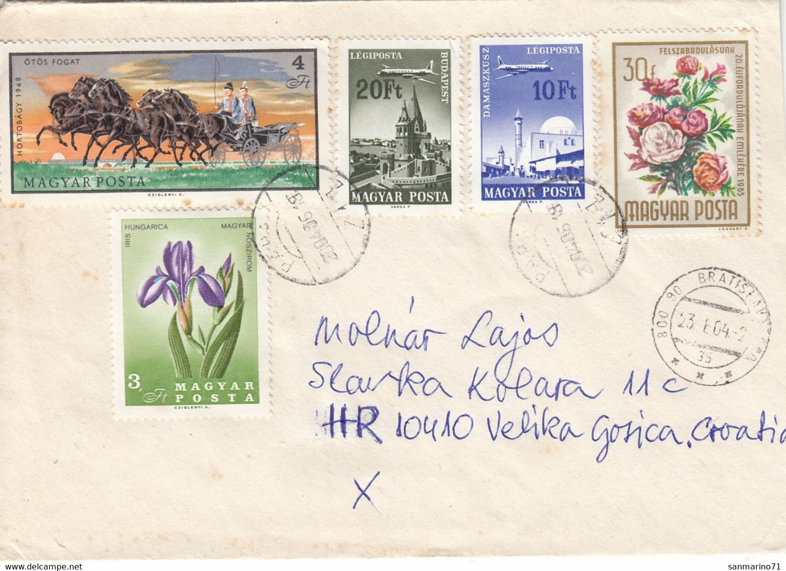 HUNGARY Cover Letter 278,box M - Briefe U. Dokumente