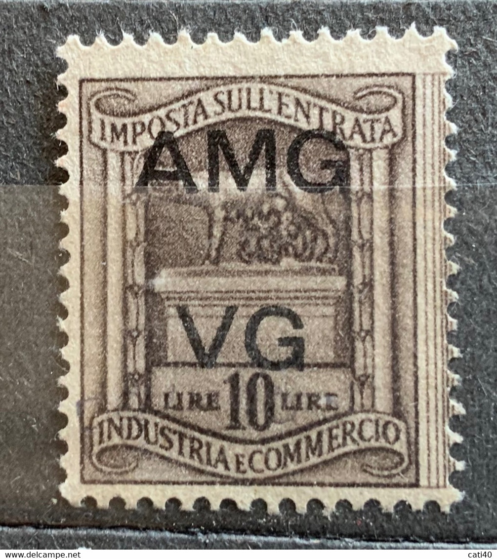TRIESTE A - AMG VG - MARCA DA BOLLO  IMPOSTA ENTRATA L. 10 - Revenue Stamps